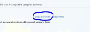 How to whitelist an email in Gmail