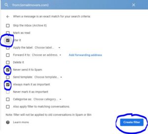How to whitelist an email in Gmail